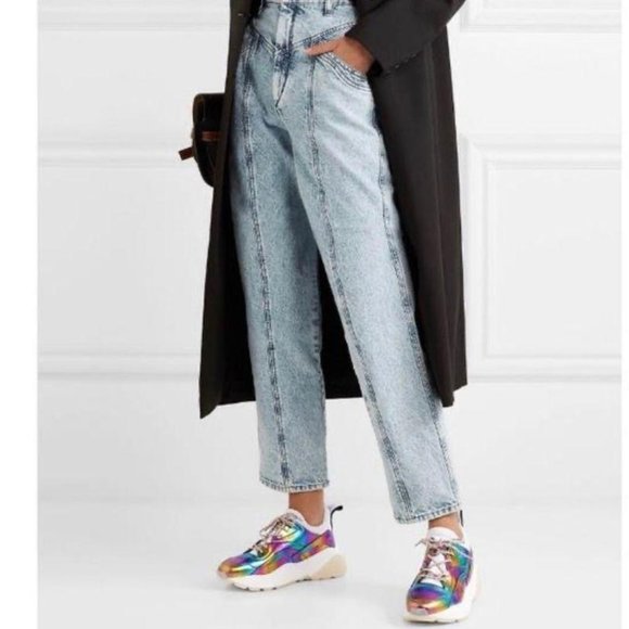 Stella McCartney Eclypse Metallic Rainbow Sneakers - Picture 2 of 13